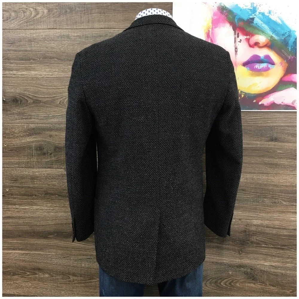VESTIMENTA Mens Chunky‎ Knit Blazer Sport Coat Casual Jacket 42L Classic Suit